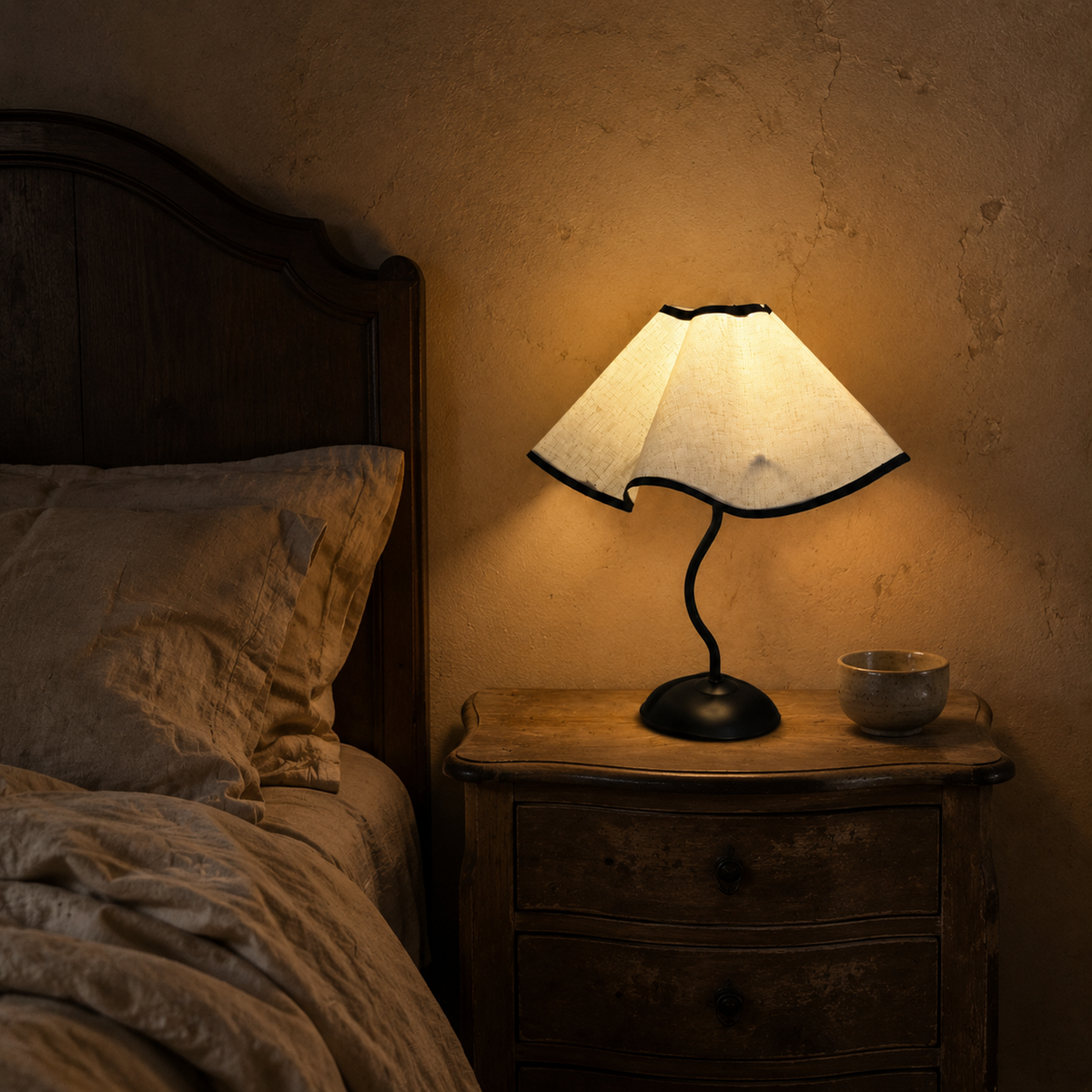 Colette Draped Shade Table Lamp