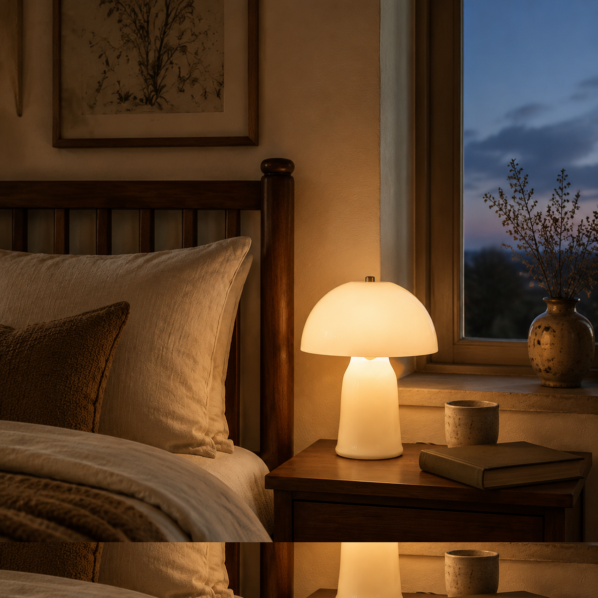 Odette Opal Dome Table Lamp