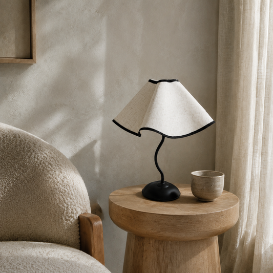 Colette Draped Shade Table Lamp