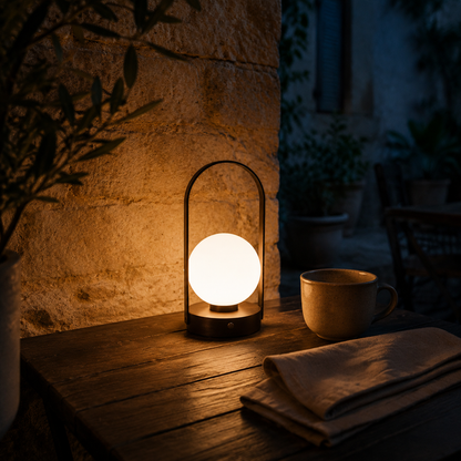 Lune Arch Portable Globe Lamp