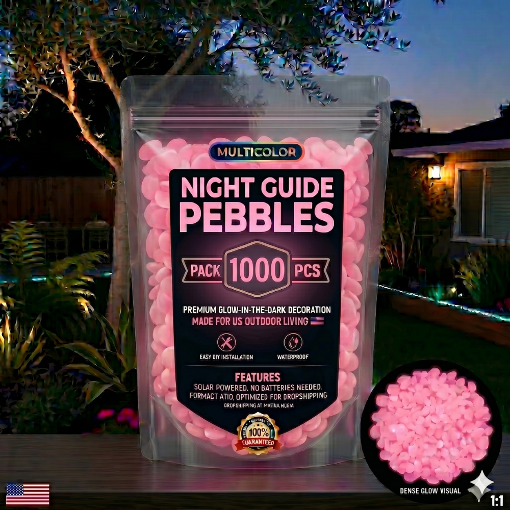 Colorful Glow-in-the-Dark Garden Stones🔥