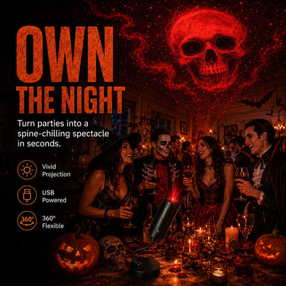 🎄👻 ✨ 60,000+ Sold — Plug & Play HD Holiday Projector for Christmas & Halloween Decor