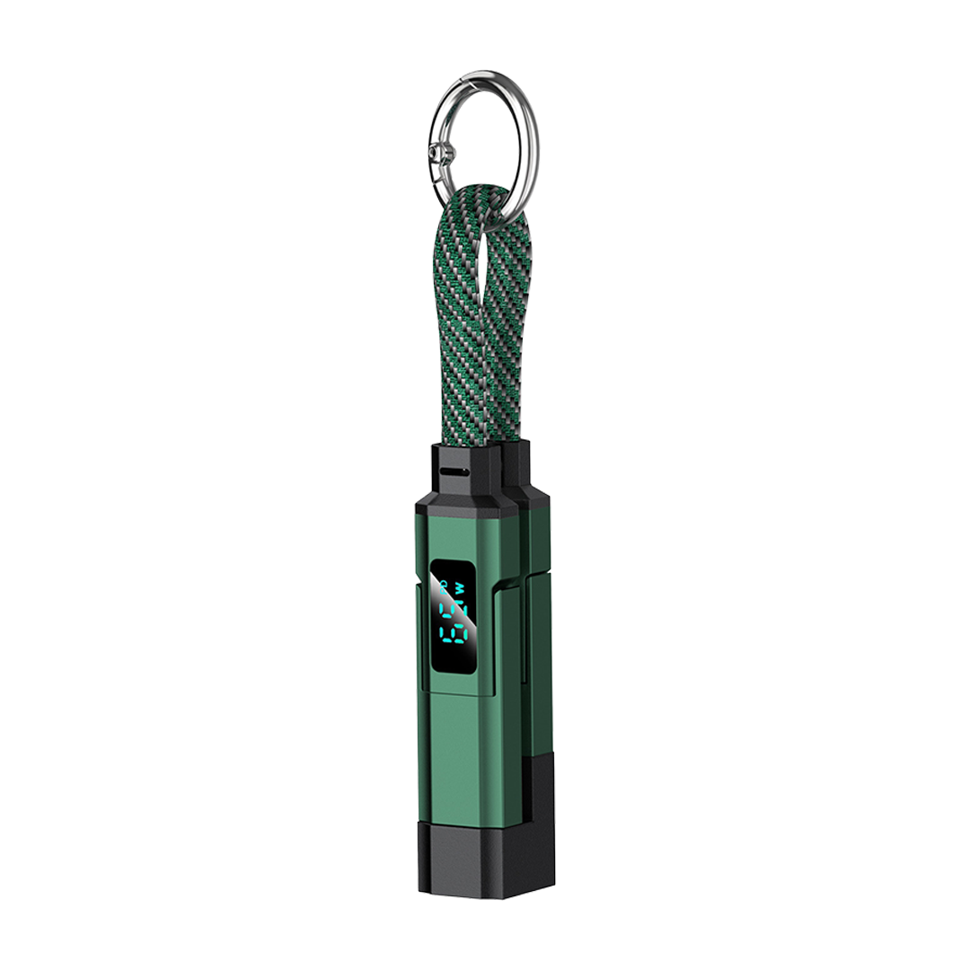 4 in 1 Digital Display Keychain Charging Cable