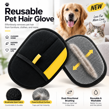 Reusable Pet Hair Glove🧤🐾