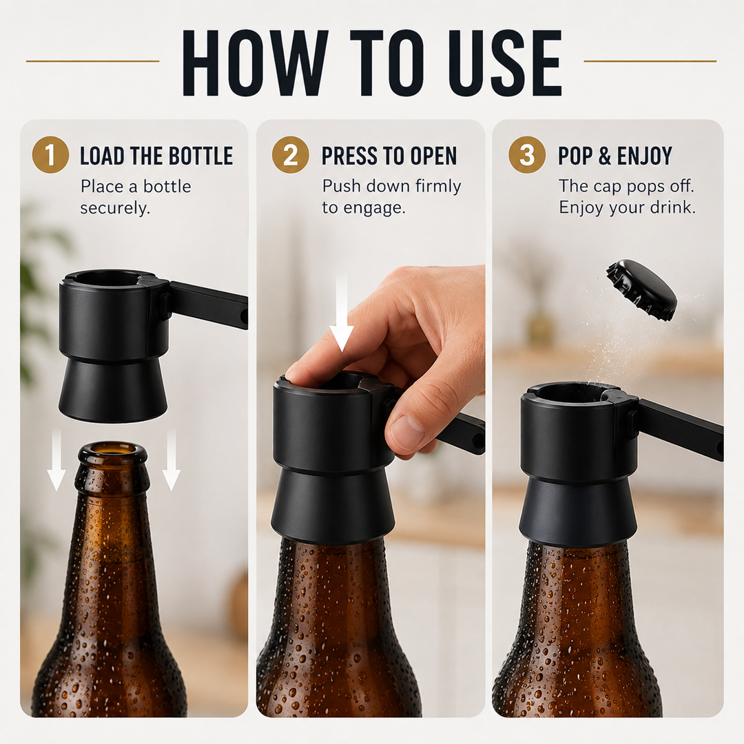 Bottle Cap Launcher & Opener