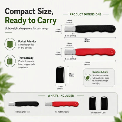 2 Count Professional Kitchen Knife Sharpener