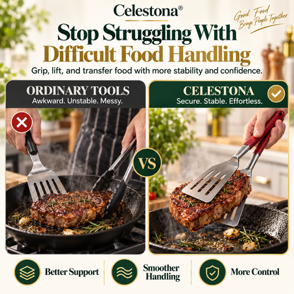 Celestona® GripFlip 3-in-1 Steak Clamp