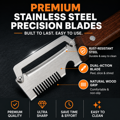 3-in-1 QuickPrep Vegetable Peeler & Cutter