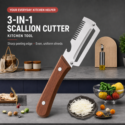 3-in-1 QuickPrep Vegetable Peeler & Cutter