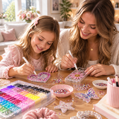 SparkleCraft 24-Color DIY Rhinestone Art Kit