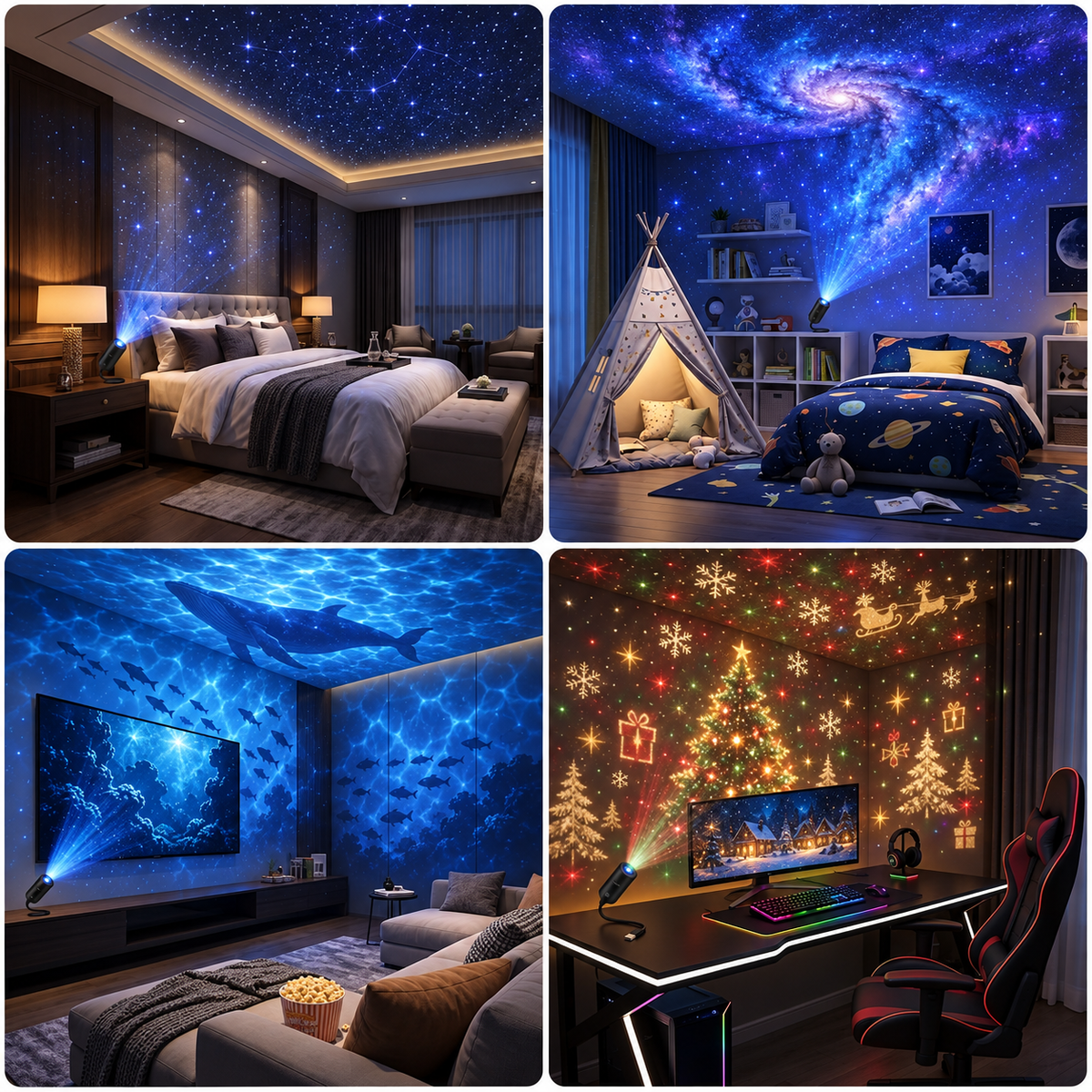 Lumora Galaxy Dream Projector