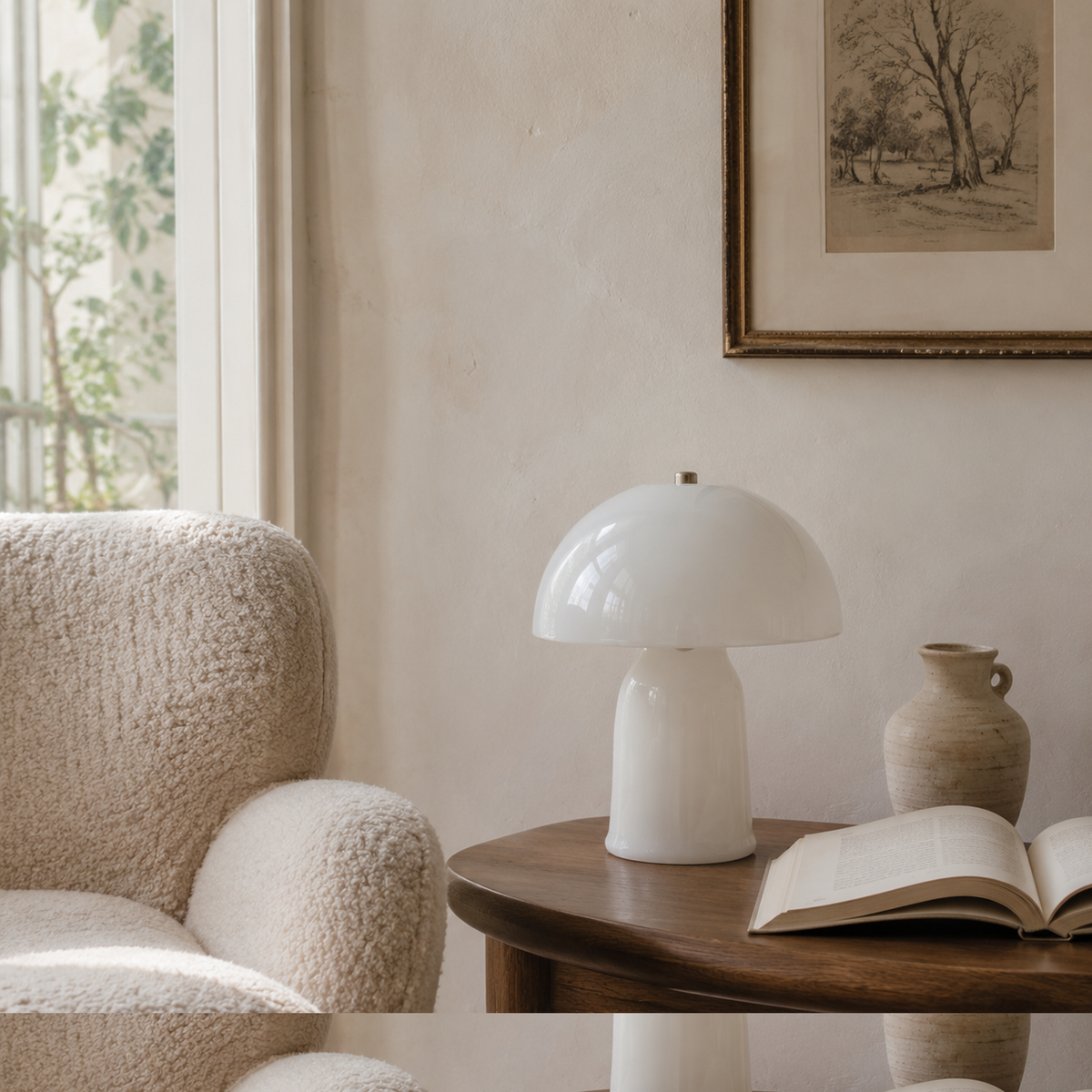 Odette Opal Dome Table Lamp